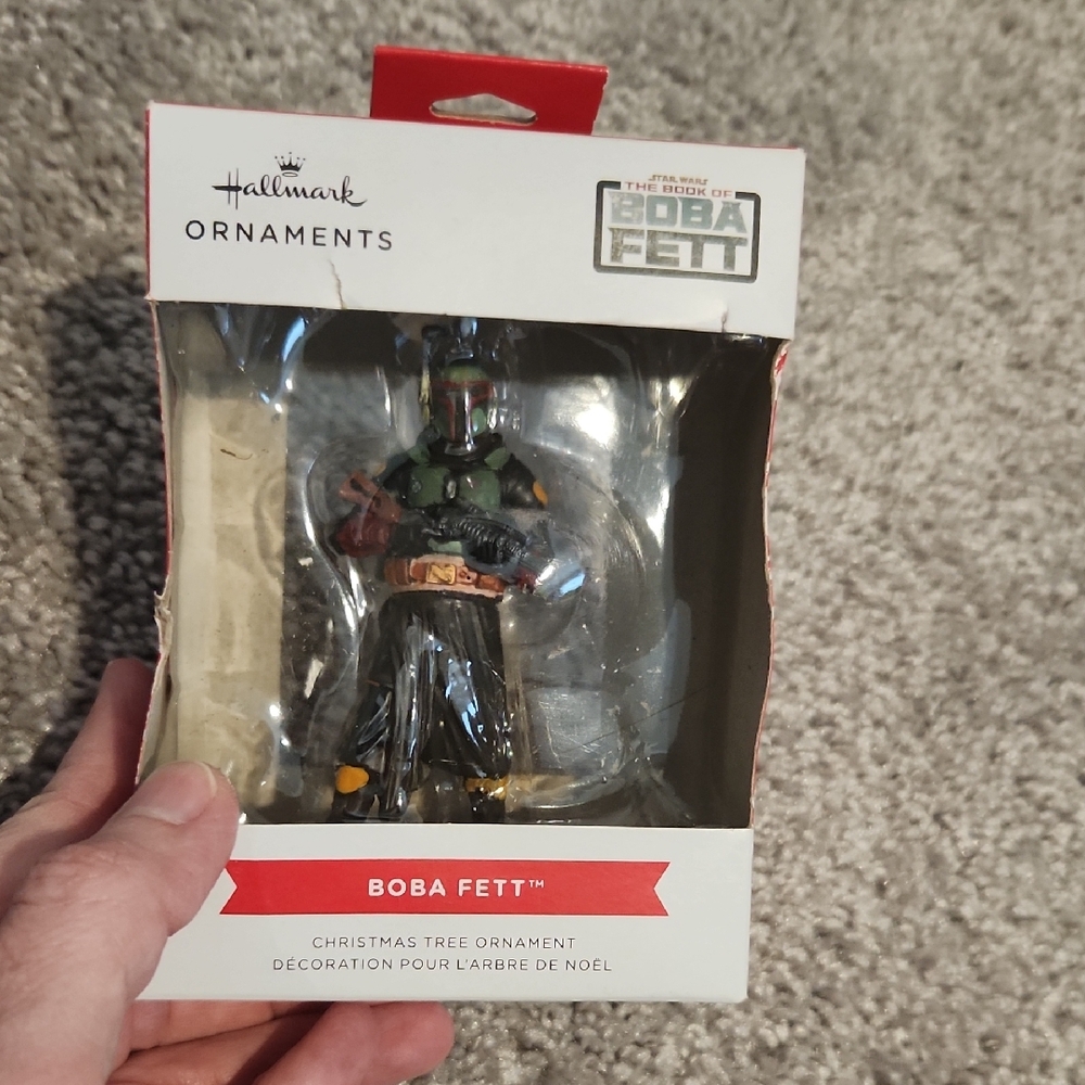 Hallmark Boba Fett Ornament - Green, Black, and Red